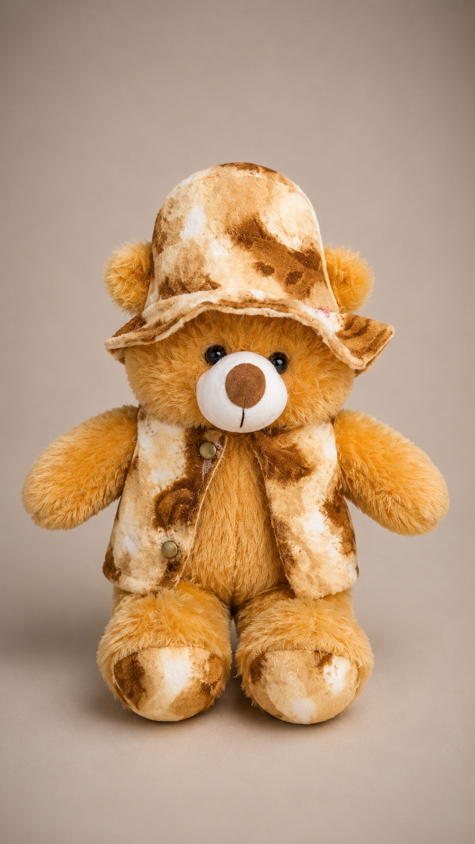 Rustic Teddy Charm