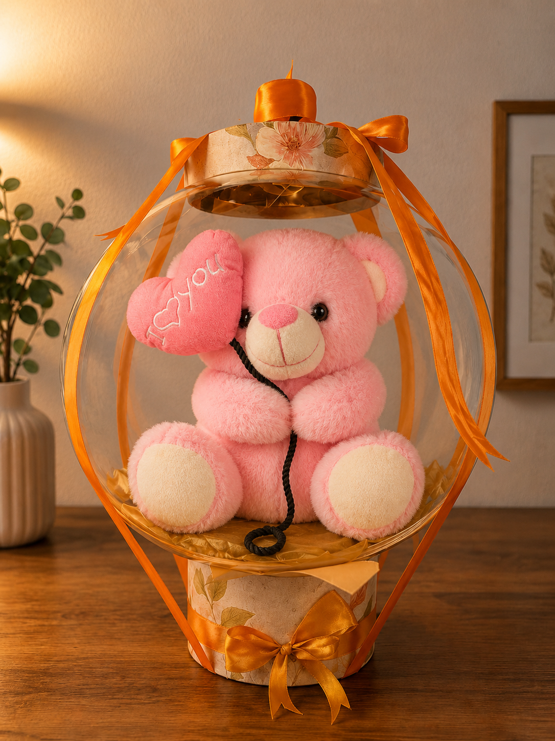 Sweetheart Teddy Balloon Hamper