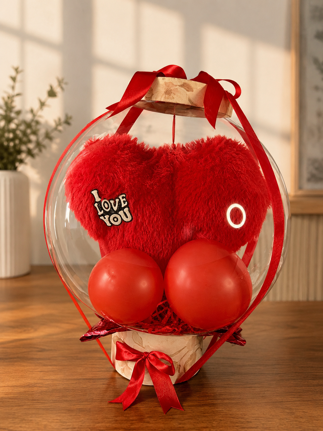 Love Heart Balloon Hamper